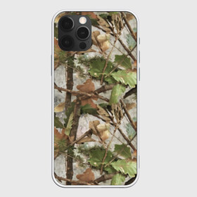 Чехол для iPhone 12 Pro Max с принтом Камуфляж в Тюмени, Силикон |  | Тематика изображения на принте: army | autumn | branches | camouflage | disguise | fishing | forest | green | khaki | leaves | nature | oak | photo | армия | ветки | дуб | зеленый | камуфляж | лес | листья | маскировка | осень | охота | природа | рыбалка | фото | хаки