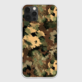 Чехол для iPhone 12 Pro Max с принтом Камуфляж в Тюмени, Силикон |  | Тематика изображения на принте: abstraction | army | autumn | brown | camouflage | disguise | fishing | green | khaki | nature | spots | абстракция | армия | зеленый | камуфляж | коричневый | маскировка | осень | охота | природа | пятна | рыбалка | хаки