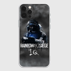 Чехол для iPhone 12 Pro Max с принтом IQ Rainbow Six в Тюмени, Силикон |  | Тематика изображения на принте: gameplay | mozzie | pvp | r6 | r6s | siege | герой | дым | огонь | осада | пламя | радуга | снайпер | сражения | туман | шутер