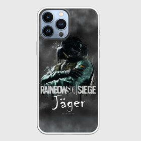 Чехол для iPhone 13 Pro Max с принтом Jager : Rainbow Six в Тюмени,  |  | gameplay | mozzie | pvp | r6 | r6s | siege | герой | дым | огонь | осада | пламя | радуга | снайпер | сражения | туман | шутер