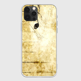 Чехол для iPhone 12 Pro Max с принтом Ноты в Тюмени, Силикон |  | Тематика изображения на принте: music | абстракция | книга | листы | музыка | музыкальный | ноты | произведение | страница | тетрадь