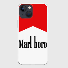 Чехол для iPhone 13 mini с принтом Мальборо в Тюмени,  |  | marlboro | мальборо | мода