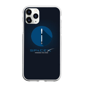 Чехол для iPhone 11 Pro матовый с принтом Towards the stars SPACE X в Тюмени, Силикон |  | elon musk | falcon 9 | spacex | towards the stars | илон маск | к звездам | космос | ракета