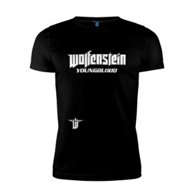 Мужская футболка премиум с принтом Wolfenstein: Youngblood в Тюмени, 92% хлопок, 8% лайкра | приталенный силуэт, круглый вырез ворота, длина до линии бедра, короткий рукав | 