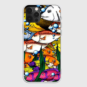 Чехол для iPhone 12 Pro Max с принтом РЫБЫ в Тюмени, Силикон |  | Тематика изображения на принте: fish | аква | аквариум | вода | кораллы | море | океан | ракушки | рыбки | рыбы