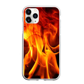 Чехол для iPhone 11 Pro матовый с принтом Огонь и дым в Тюмени, Силикон |  | fire | flame | in fire | smoke | в огне | дым | огненный | огонь | текстуры