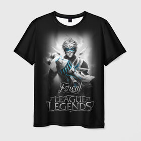 Мужская футболка 3D с принтом League of Legends, Ezreal в Тюмени, 100% полиэфир | прямой крой, круглый вырез горловины, длина до линии бедер | Тематика изображения на принте: ezreal | league of legends | lol | игры | киберспорт | компьютерные игры | лига легенд | эзреаль