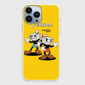 Чехол для iPhone 13 Pro Max с принтом Cuphead в Тюмени,  |  | cuphead | devil | game | mugman | дьявол | игра | капхед | магмен | цветок | чашка | чашкоголовый