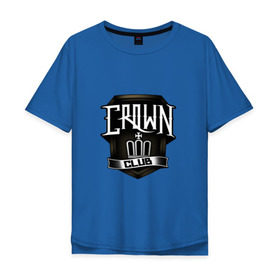 Мужская футболка хлопок Oversize с принтом Toyota Crown Club в Тюмени, 100% хлопок | свободный крой, круглый ворот, “спинка” длиннее передней части | toyota crown club crown