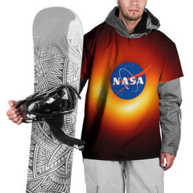 Накидка на куртку 3D с принтом Черная дыра NASA в Тюмени, 100% полиэстер |  | Тематика изображения на принте: nasa | астрономия | горизонт событий | космос | наса | черная дыра