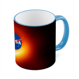 Кружка 3D с принтом Черная дыра NASA в Тюмени, керамика | ёмкость 330 мл | nasa | астрономия | горизонт событий | космос | наса | черная дыра
