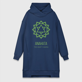 Платье-худи хлопок с принтом Анахата в Тюмени,  |  | anahata | chakra | yoga | йога | чакра | чакры