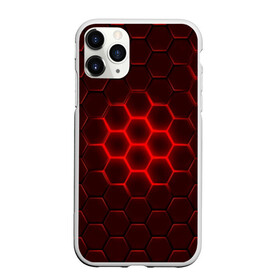 Чехол для iPhone 11 Pro Max матовый с принтом БРОНЯ ИЗ СТАЛИ в Тюмени, Силикон |  | abstraction | geometry | hexagon | techno | абстракция | броня | геометрия | краски | неон | неоновый | сетка | соты | стальная броня | текстура | шестигранники