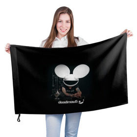 Флаг 3D с принтом Deadmau5 в Тюмени, 100% полиэстер | плотность ткани — 95 г/м2, размер — 67 х 109 см. Принт наносится с одной стороны | dead | deadmau5 | dj | electro | house | joel | mouse | progressive | thomas | zimmerman | дедмаус | джоэль | диджей | мёртвая | мышь | прогрессив | томас | хаус | циммерман | электро