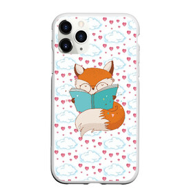 Чехол для iPhone 11 Pro Max матовый с принтом Лиса с книжкой в Тюмени, Силикон |  | Тематика изображения на принте: fox | foxed | арт | лис | лиса | лисенок | лисичка | пушистик | рыжая | рыжмй хвост