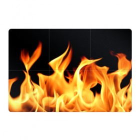 Магнитный плакат 3Х2 с принтом Огненный стиль в Тюмени, Полимерный материал с магнитным слоем | 6 деталей размером 9*9 см | Тематика изображения на принте: 