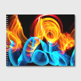 Альбом для рисования с принтом ЦВЕТНОЙ ДЫМ в Тюмени, 100% бумага
 | матовая бумага, плотность 200 мг. | Тематика изображения на принте: fire | flame | in fire | smoke | в огне | дым | огненный | огонь | текстуры
