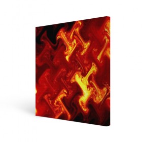 Холст квадратный с принтом Огненная лава в Тюмени, 100% ПВХ |  | fire | flame | in fire | smoke | в огне | дым | огненный | огонь | текстуры
