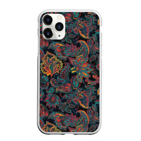 Чехол для iPhone 11 Pro Max матовый с принтом Узор пейсли в Тюмени, Силикон |  | abstraction | art | batik | flowers | indian | leaves | painting | paisley | pattern | plants | tulips | watercolor | абстракция | акварель | батик | живопись | индийский | искусство | листья | пейсли | растения | тюльпаны | узор | цветы