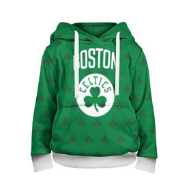 Детская толстовка 3D с принтом Boston Celtics в Тюмени, 100% полиэстер | двухслойный капюшон со шнурком для регулировки, мягкие манжеты на рукавах и по низу толстовки, спереди карман-кенгуру с мягким внутренним слоем | boston | boston celtics | celtics | бостон | бостон селтикс