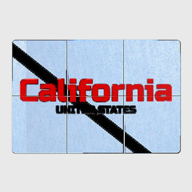 Магнитный плакат 3Х2 с принтом USA - California в Тюмени, Полимерный материал с магнитным слоем | 6 деталей размером 9*9 см | america | california | california city | california republic | usa | америка | калифорния | соединенные штаты | сша | штат