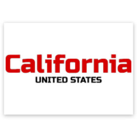 Поздравительная открытка с принтом USA - California в Тюмени, 100% бумага | плотность бумаги 280 г/м2, матовая, на обратной стороне линовка и место для марки
 | Тематика изображения на принте: america | california | california city | california republic | usa | америка | калифорния | соединенные штаты | сша | штат