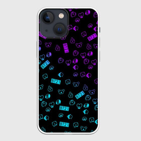 Чехол для iPhone 13 mini с принтом BTS BT21 в Тюмени,  |  | bangtan boys | bt21 | bts | bts army | bts stickers | j hope | jimin | jin | jungkook | k pop | rap monster | rapmon | suga | v | бтс | корея | стикеры bts