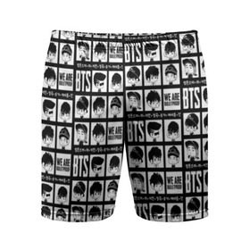 Мужские шорты 3D спортивные с принтом BTS Pop art в Тюмени,  |  | bangtan | boy | j hope | jimin | jin | jungkook | korea | luv | rm | suga | v | with | бтс | кей | поп