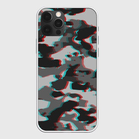 Чехол для iPhone 12 Pro Max с принтом Серый камуфляж в Тюмени, Силикон |  | Тематика изображения на принте: камуфляж | пиксели | текстуры