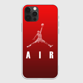 Чехол для iPhone 12 Pro с принтом MICHAEL JORDAN в Тюмени, силикон | область печати: задняя сторона чехла, без боковых панелей | 23 | bulls | chicago bulls | jordan | logo | michael jordan | nba | paris saint germain | psg | red | sport | быки | джордан | лого | майкл джордан | псг | спорт | чигаго буллс