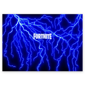 Поздравительная открытка с принтом FORTNITE в Тюмени, 100% бумага | плотность бумаги 280 г/м2, матовая, на обратной стороне линовка и место для марки
 | battle royale | fortnite | fortnite battle royale | futuresynth | game | outrun | retrowave | synth | synthwave | игры | ретровейв | синтвейв | фортнайт