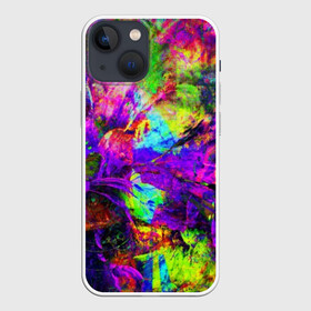 Чехол для iPhone 13 mini с принтом Буйство цвета в Тюмени,  |  | abstraction | watercolor | абстракция красок | акварель | брызги красок | живопись | краска | потертость красок | размытые краски | текстуры | яркие краски