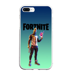 Чехол для iPhone 7Plus/8 Plus матовый с принтом Fortnite в Тюмени, Силикон | Область печати: задняя сторона чехла, без боковых панелей | Тематика изображения на принте: 1 | 2019 | 2020 | battle | cs go | fortnite | game | gamer | howl | llama | new | space | битва | воин | вой | война | дракон | игра | королевская | космос | лама | лого | надпись | новинка | оружие | предводитель | роял | симулят