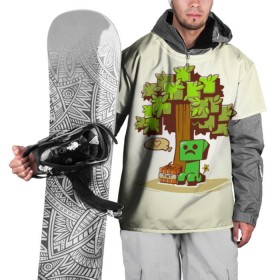 Накидка на куртку 3D с принтом Майнкрафт, Крипер в Тюмени, 100% полиэстер |  | creeper | minecraft | игры | компьютерные игры | крипер | майнкрафт | мобы майнкрафт