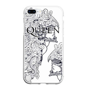 Чехол для iPhone 7Plus/8 Plus матовый с принтом Queen в Тюмени, Силикон | Область печати: задняя сторона чехла, без боковых панелей | bohemian | brian | freddie | john | mercury | must go on | queen | rhapsody | roger | taylor | the miracle | the show | роджер тейлор | фредди меркьюри