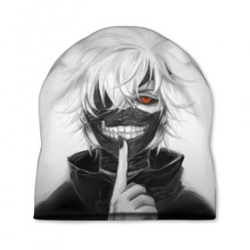 Шапка 3D с принтом Kaneki Ken в Тюмени, 100% полиэстер | универсальный размер, печать по всей поверхности изделия | anteiku | ghoul | kaneki | ken | tokyo | антейку | гуль | канеки | кен | токийский