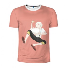 Мужская футболка 3D спортивная с принтом Juuzou Suzuya в Тюмени, 100% полиэстер с улучшенными характеристиками | приталенный силуэт, круглая горловина, широкие плечи, сужается к линии бедра | Тематика изображения на принте: ccg | ghoul | jason | juuzou | rei | suzuya | tokyo | гуль | джейсон | джузо | рей | рэй | сузуя | токийский