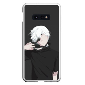 Чехол для Samsung S10E с принтом Kaneki Ken в Тюмени, Силикон | Область печати: задняя сторона чехла, без боковых панелей | anteiku | ghoul | kaneki | ken | tokyo | антейку | гуль | канеки | кен | токийский