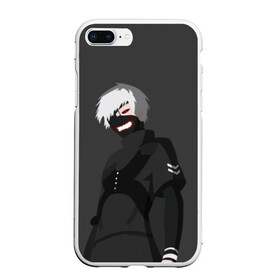 Чехол для iPhone 7Plus/8 Plus матовый с принтом Kaneki Ken в Тюмени, Силикон | Область печати: задняя сторона чехла, без боковых панелей | anteiku | ghoul | kaneki | ken | tokyo | антейку | гуль | канеки | кен | токийский