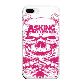 Чехол для iPhone 7Plus/8 Plus матовый с принтом Asking Alexandria в Тюмени, Силикон | Область печати: задняя сторона чехла, без боковых панелей | aa | ben bruce | death | destiny | from | metal | rock | sumerian | to | йорк | метал | рок | хард | хеви | электроникор