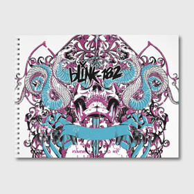 Альбом для рисования с принтом Blink 182 в Тюмени, 100% бумага
 | матовая бумага, плотность 200 мг. | barker | bbc music | california | live | mark hoppus | matt skiba | punk | rock | travis barker | панк | поп панк | рок | скейт | том делонг