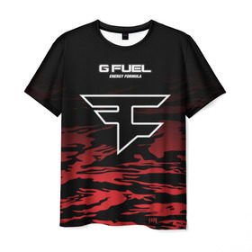 Мужская футболка 3D с принтом Faze clan - Jersey pro 2019 в Тюмени, 100% полиэфир | прямой крой, круглый вырез горловины, длина до линии бедер | 0x000000123 | clan | csgo | faze | ксго | фейз