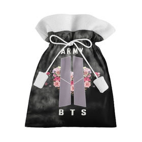 Подарочный 3D мешок с принтом BTS K-POP ARMY в Тюмени, 100% полиэстер | Размер: 29*39 см | bangtan | bighit | boy | fake love | j hope | jimin | jin | jungkook | korea | kpop | live | luv | mic drop | rm | suga | v | with | бтс | кей | поп