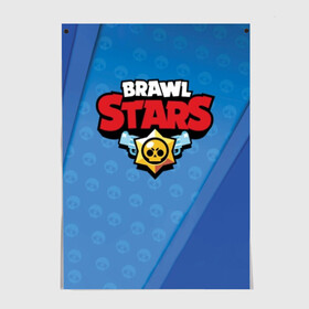 Постер с принтом Brawl Stars в Тюмени, 100% бумага
 | бумага, плотность 150 мг. Матовая, но за счет высокого коэффициента гладкости имеет небольшой блеск и дает на свету блики, но в отличии от глянцевой бумаги не покрыта лаком | brawl stars | jessie | leon | spike | бравл старс | джесси | леон | спайк