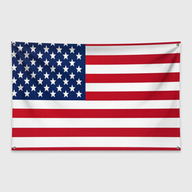 Флаг-баннер с принтом USA в Тюмени, 100% полиэстер | размер 67 х 109 см, плотность ткани — 95 г/м2; по краям флага есть четыре люверса для крепления | usa | абстракция | америка | американский | герб | звезды | краска | символика сша | страны | сша | флаг | штаты
