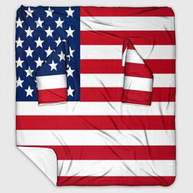 Плед с рукавами с принтом USA в Тюмени, 100% полиэстер | Закругленные углы, все края обработаны. Ткань не мнется и не растягивается. Размер 170*145 | usa | абстракция | америка | американский | герб | звезды | краска | символика сша | страны | сша | флаг | штаты