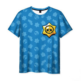 Мужская футболка 3D с принтом Brawl Star в Тюмени, 100% полиэфир | прямой крой, круглый вырез горловины, длина до линии бедер | brawl stars | jessie | leon | spike | бравл старс | джесси | леон | спайк