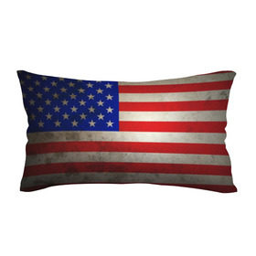 Подушка 3D антистресс с принтом Американский флаг в Тюмени, наволочка — 100% полиэстер, наполнитель — вспененный полистирол | состоит из подушки и наволочки на молнии | usa | абстракция | америка | американский | герб | звезды | краска | символика сша | страны | сша | флаг | штаты
