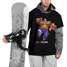 Накидка на куртку 3D с принтом EI PROMO в Тюмени, 100% полиэстер |  | brawl stars | jessie | leon | spike | бравл старс | джесси | леон | спайк