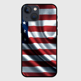 Чехол для iPhone 13 mini с принтом Символика Америки в Тюмени,  |  | Тематика изображения на принте: usa | абстракция | америка | американский | герб | звезды | краска | символика сша | страны | сша | флаг | штаты